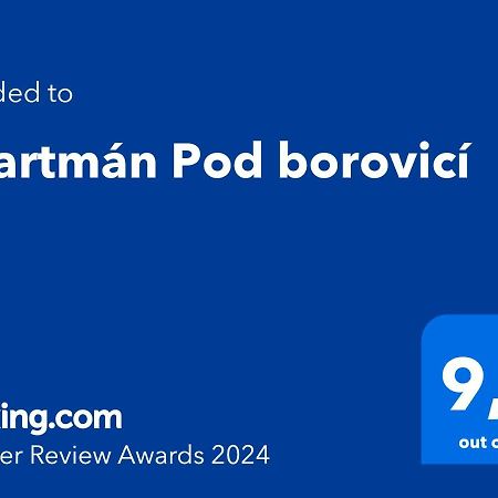 Apartman Pod Borovici Kovalovice Екстериор снимка