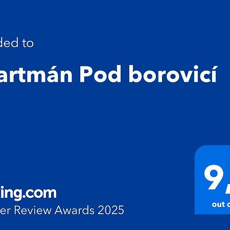 Apartman Pod Borovici Kovalovice Екстериор снимка